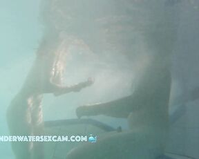 NEW! When you're naked for the first time with a hot teen in a public sauna pool, you can't hide your feelings