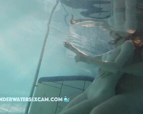 NEW! When you're naked for the first time with a hot teen in a public sauna pool, you can't hide your feelings