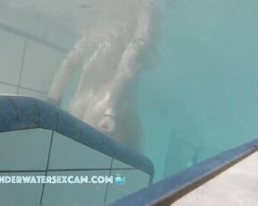 NEW! This young, busty girl is using the small massage jets exactly as their inventor intended