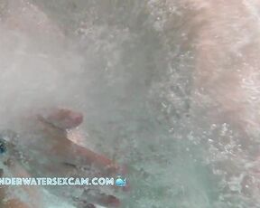 NEW! This horny little teen slut would love nothing more than to spend the whole day masturbating with the underwater jet