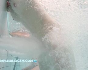 NEW! This horny little teen slut would love nothing more than to spend the whole day masturbating with the underwater jet