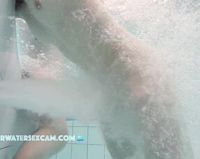 NEW! This horny little teen slut would love nothing more than to spend the whole day masturbating with the underwater jet