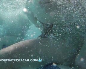 NEW! This couple is having fun together with his big, hard cock while the bubbles are on and no one can really see
