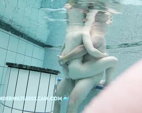 NEW! These two are fucking like rabbits in front of other people at a public pool