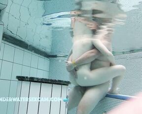 NEW! These two are fucking like rabbits in front of other people at a public pool