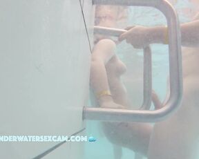 NEW! This guy seems to be horny all the time and would love to do a lot more, whether it's with the woman or the underwater jet