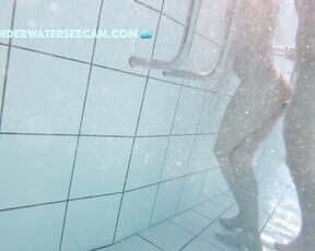 NEW! This hot girl is fully embracing her lust and letting herself be satisfied by a big cock AND an underwater jet