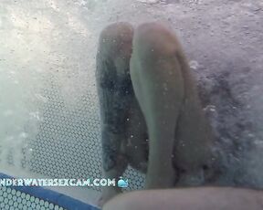NEW! She seems to really like the bubbles, the way she's holding her pussy out