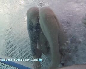 NEW! She seems to really like the bubbles, the way she's holding her pussy out