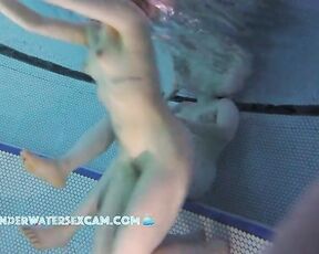 NEW! These two girls really get their kicks sitting naked in the hot tub