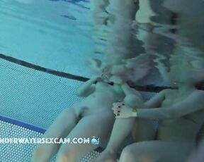 NEW! These two girls really get their kicks sitting naked in the hot tub