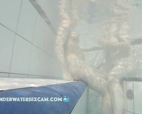 NEW! I always wonder if lesbian girls ever want to try it with a big, hard cock in the pool