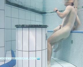 NEW! He must have thought she was going to go underwater to give him a blowjob and then have sex with him