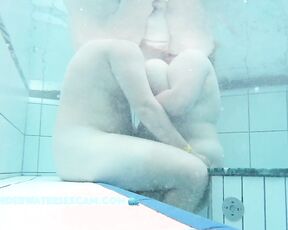 NEW! Her huge, plump boobs naturally float to the surface, and maybe they'll even pop out of the water ;-)