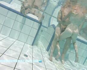 NEW! The naked couples are turning each other on because the warm water is really exciting them