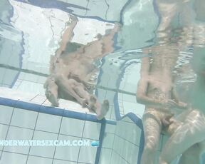 NEW! The naked couples are turning each other on because the warm water is really exciting them