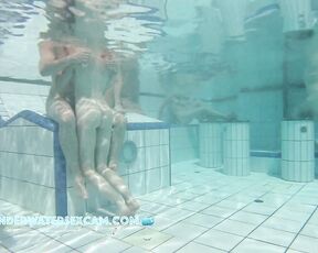 NEW! The naked couples are turning each other on because the warm water is really exciting them