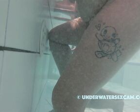 NEW! Hey, let the other girls have a turn! They want to fuck with the underwater jet, too!