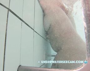 NEW! Hey, let the other girls have a turn! They want to fuck with the underwater jet, too!