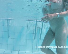 NEW! Why are her nipples so hard? Is it because the sun is shining and the water is warm? ;-)