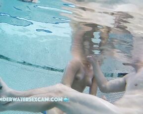 NEW! So when I'm in the pool with a pretty girl like that, I can't stop messing around with her