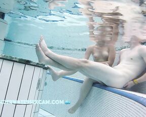 NEW! So when I'm in the pool with a pretty girl like that, I can't stop messing around with her