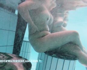 NEW! I love her hard nipples—they show me just how turned on she gets from being naked in the warm water