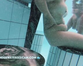 NEW! I love her hard nipples—they show me just how turned on she gets from being naked in the warm water