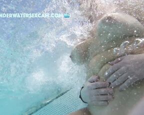 NEW! Her nipples get really hard because she can feel his cock, and the bubbles make her pussy vibrate