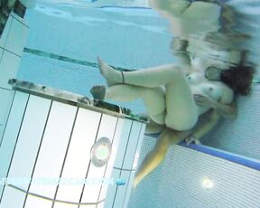 NEW! As you can easily see, he'd love to do a lot more in the sauna pool with his girlfriend