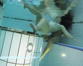 NEW! As you can easily see, he'd love to do a lot more in the sauna pool with his girlfriend