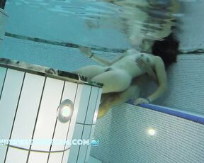 NEW! As you can easily see, he'd love to do a lot more in the sauna pool with his girlfriend