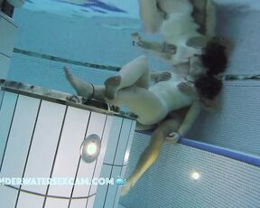 NEW! As you can easily see, he'd love to do a lot more in the sauna pool with his girlfriend