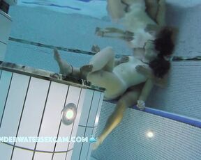 NEW! As you can easily see, he'd love to do a lot more in the sauna pool with his girlfriend