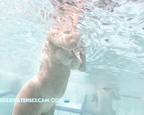 NEW! And here's another young couple who'd love to really let loose in the sauna pool