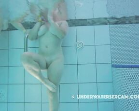 NEW! This teen18+ girl is trying to hide her amazing breasts, but that's not so easy when they're that big ;-)