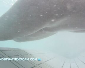 NEW! The horny voyeur caught this Spanish woman masturbating with the underwater jets on the lounger.