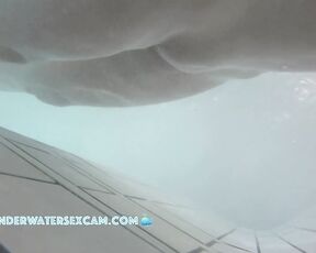 NEW! The horny voyeur caught this Spanish woman masturbating with the underwater jets on the lounger.