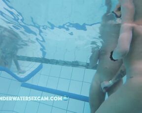 NEW! A cute young couple—but why is he trying to hide his dick? ;-)
