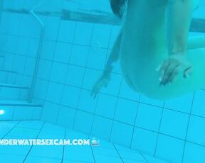 NEW! She's doing a few exercises in the water that are definitely good for Kamasutra positions, too!+