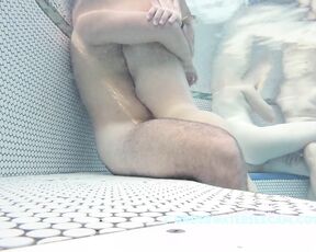 NEW! She wants to get fucked in the jacuzzi, so she takes his cock and rubs it hard