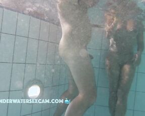 NEW! If I were him, I'd definitely try to get that hot Black girl to have a little more fun underwater.