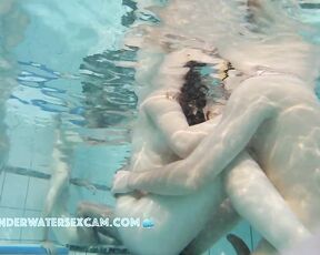 NEW! Not only is the naked young couple pretty horny, but the people around them are also very aroused.