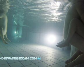 NEW! Because I was so fixated on her hot breasts, I didn't even notice that the sauna pool was now full of horny couples