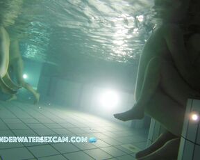 NEW! Because I was so fixated on her hot breasts, I didn't even notice that the sauna pool was now full of horny couples